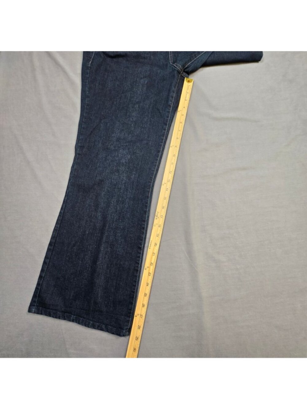 Avenue Denim Womens Bootcut Jeans 16P Dark Wash Stretch Cotton Blend - Picture 5 of 5
